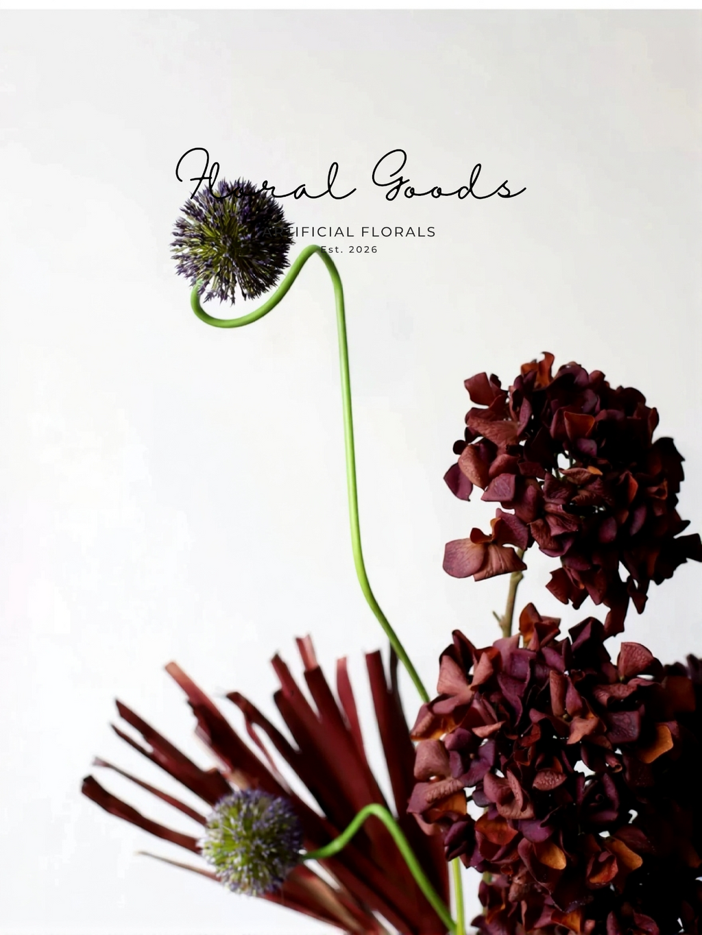 Moody Hydrangea Stem – 23.6"