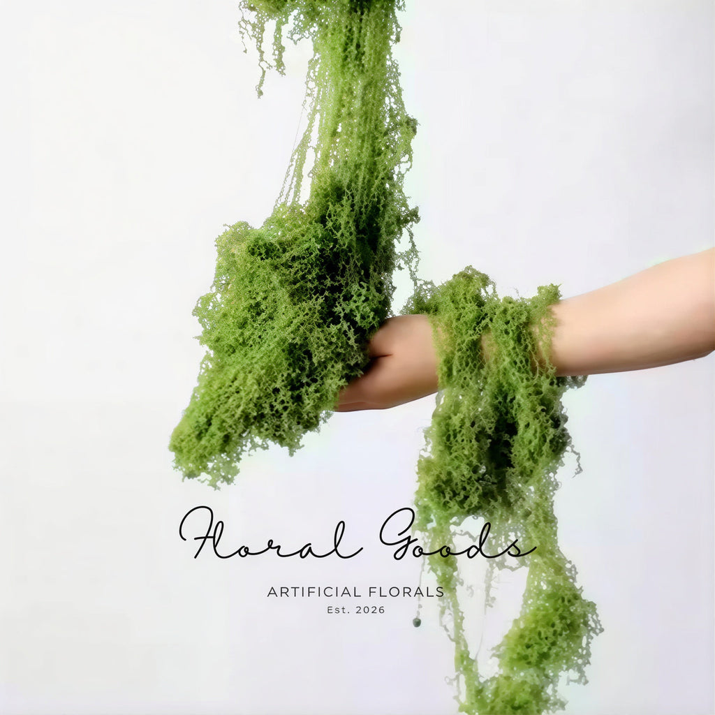 Natural-Style Artificial Moss (Loose & Sheet Options)