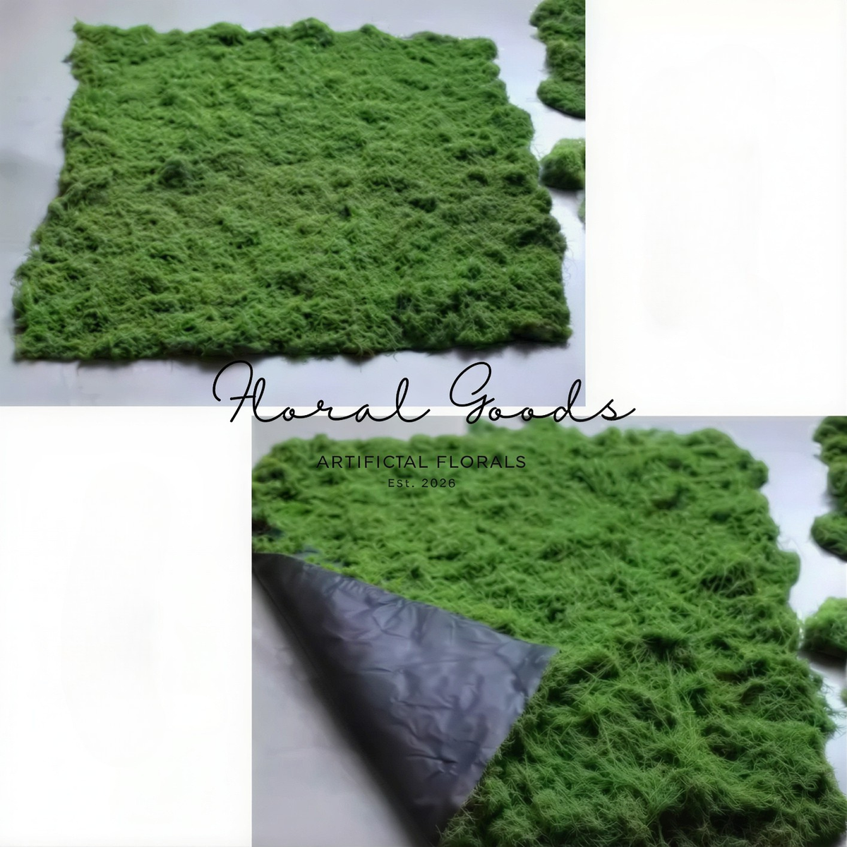 Natural-Style Artificial Moss (Loose & Sheet Options)