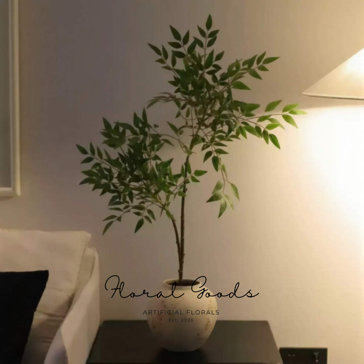 Oversized Willow Leaf Branch – 43.3"