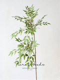 Oversized Willow Leaf Branch – 43.3"