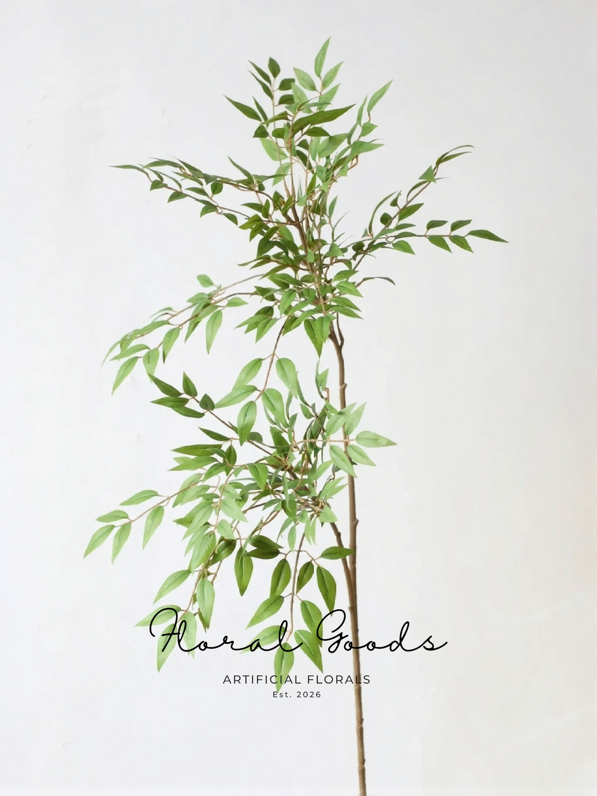 Oversized Willow Leaf Branch – 43.3"