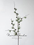 Wild Pine Branch with Cones – 43"