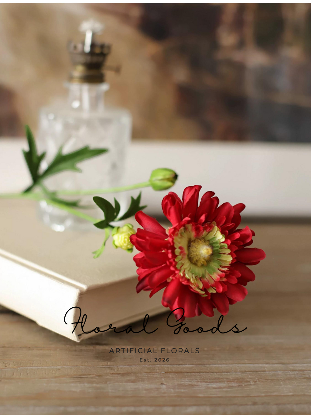 Playful Zinnia Stem – 22"