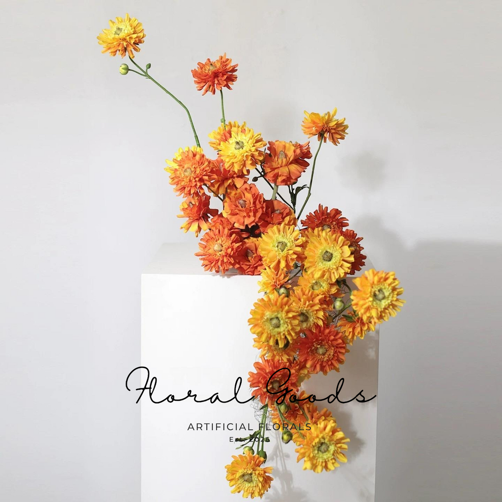 Playful Zinnia Stem – 22"