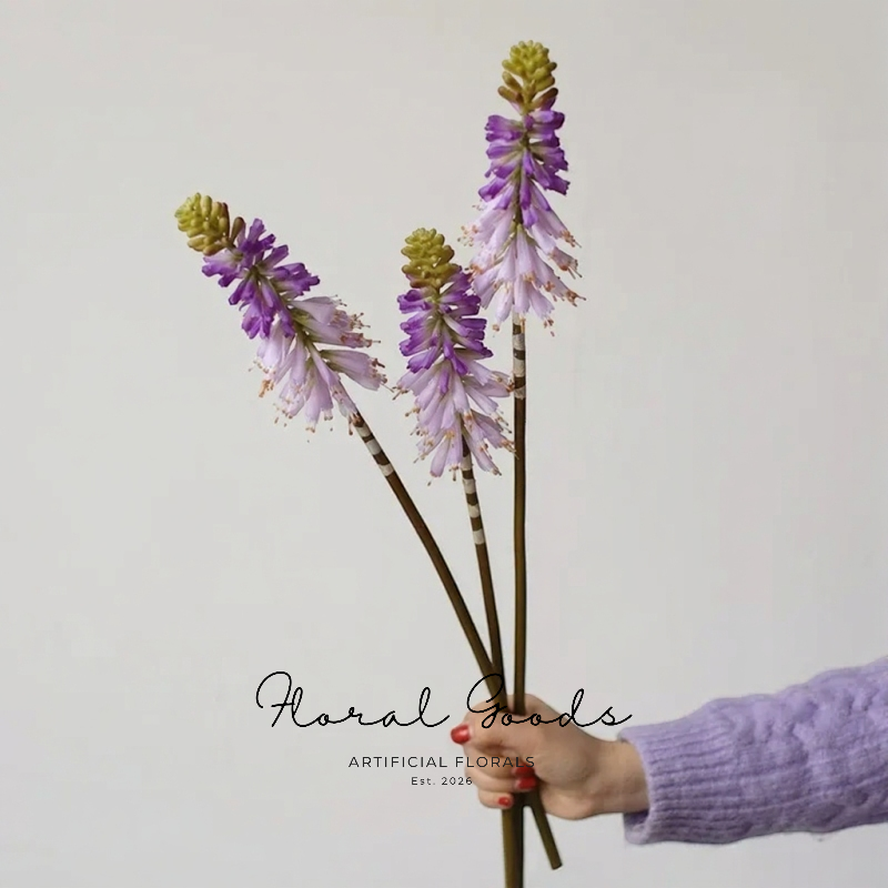 Purple Pineapple Lily Stem – 28.7"