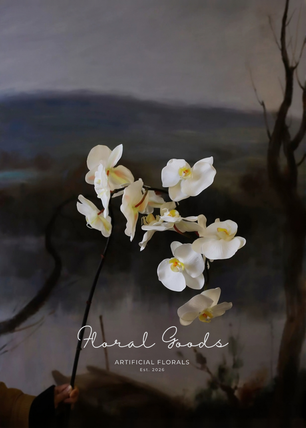 Real Touch Phalaenopsis Orchid Stem