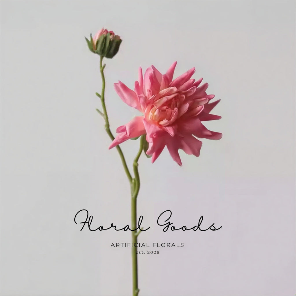 Rosy Petal Dahlia Stem – 16.9"