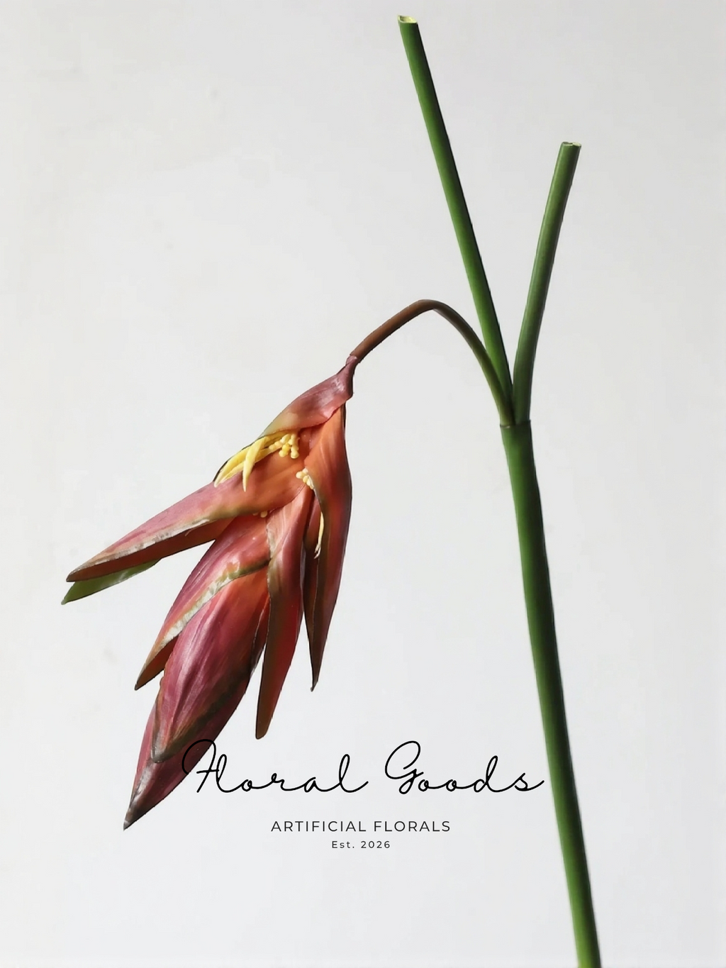 Rust Drooping Heliconia Stem – 36.2"