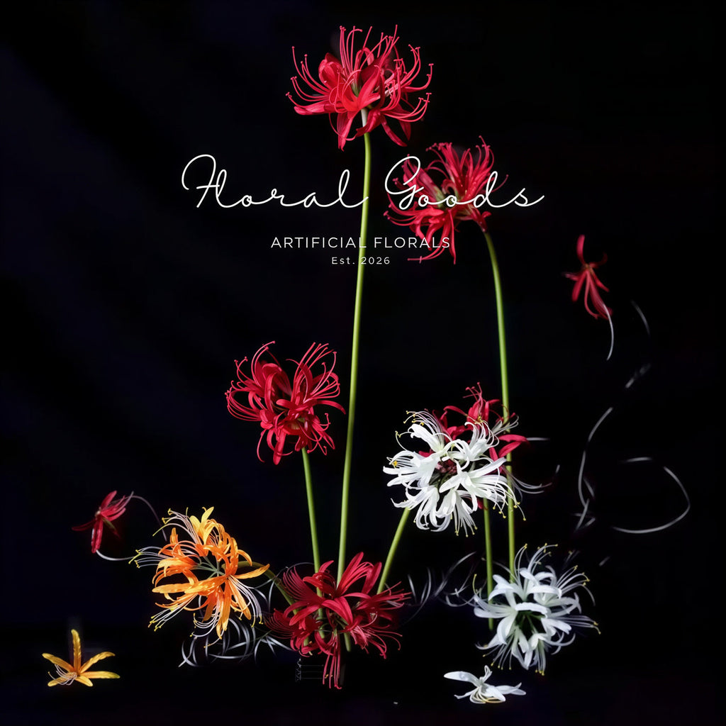 Sculptural Spider Lily Stem – 26"