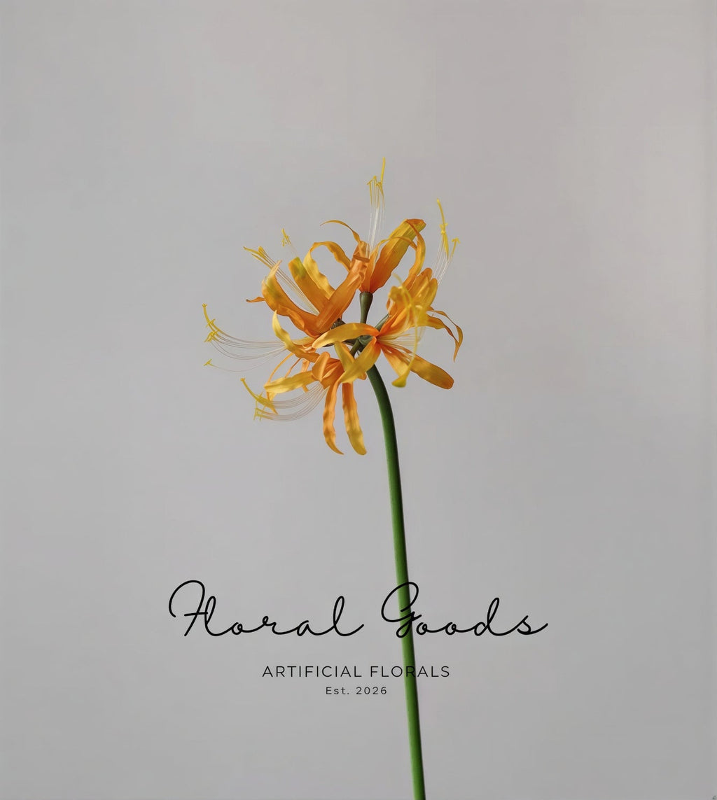 Sculptural Spider Lily Stem – 26"