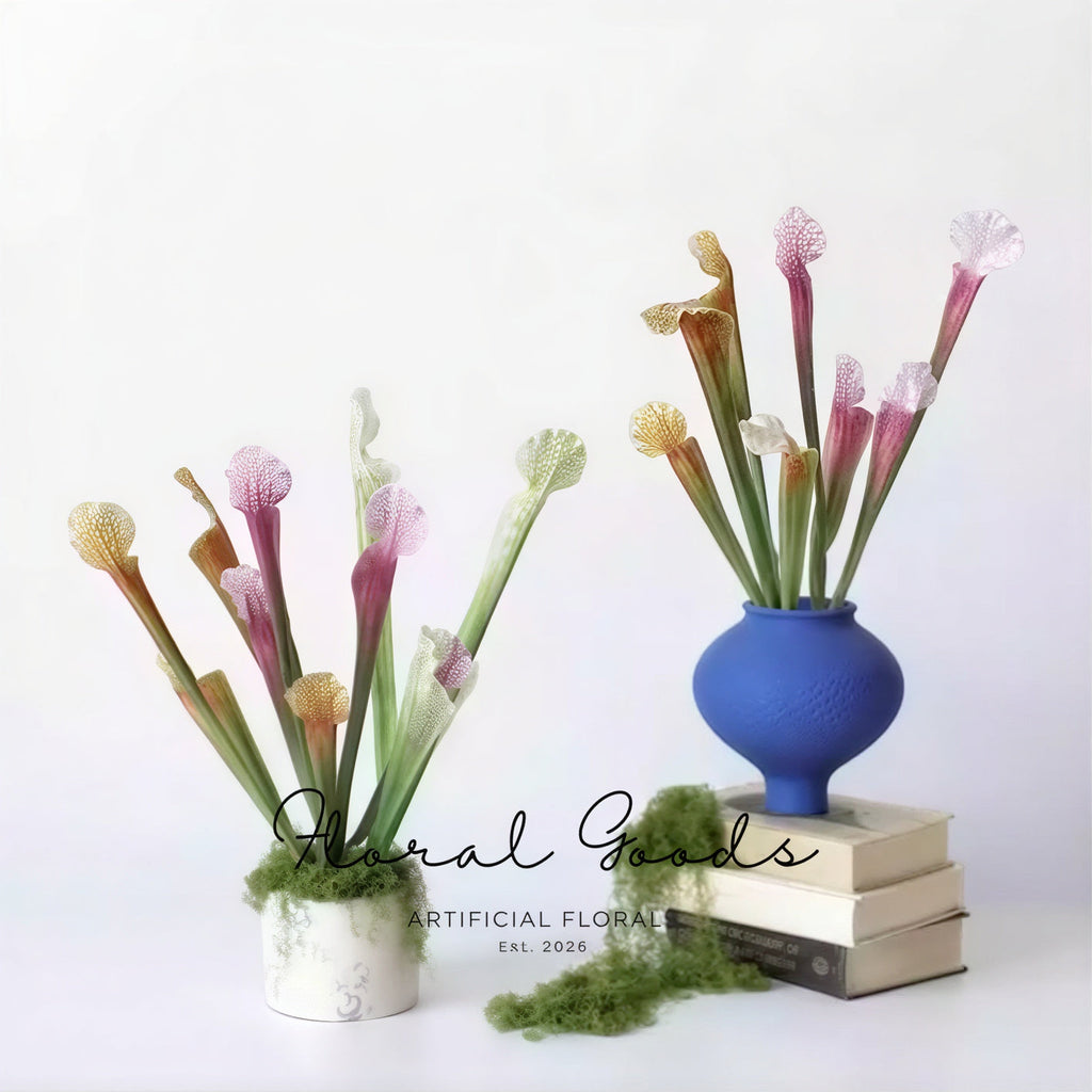 Sculptural Pitcher Plant Stem – 18.1"