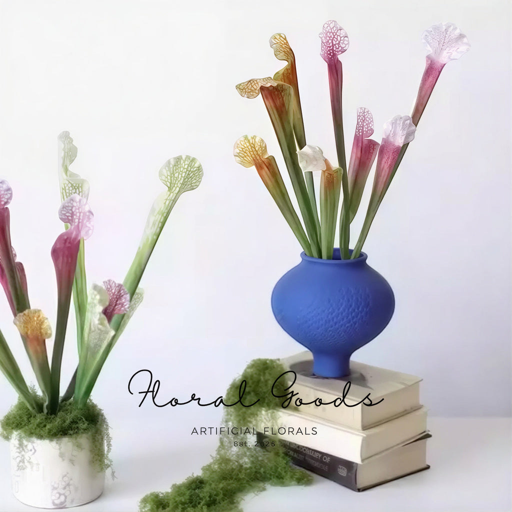 Sculptural Pitcher Plant Stem – 18.1"