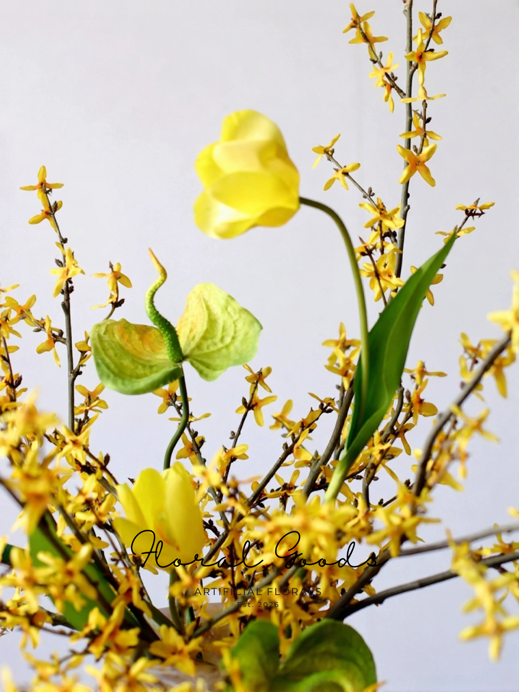 Spring Forsythia Branch – 43.3"