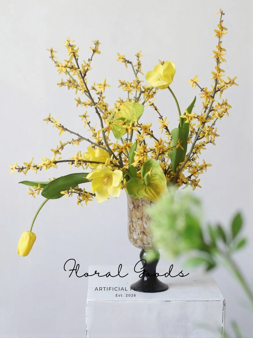 Spring Forsythia Branch – 43.3"