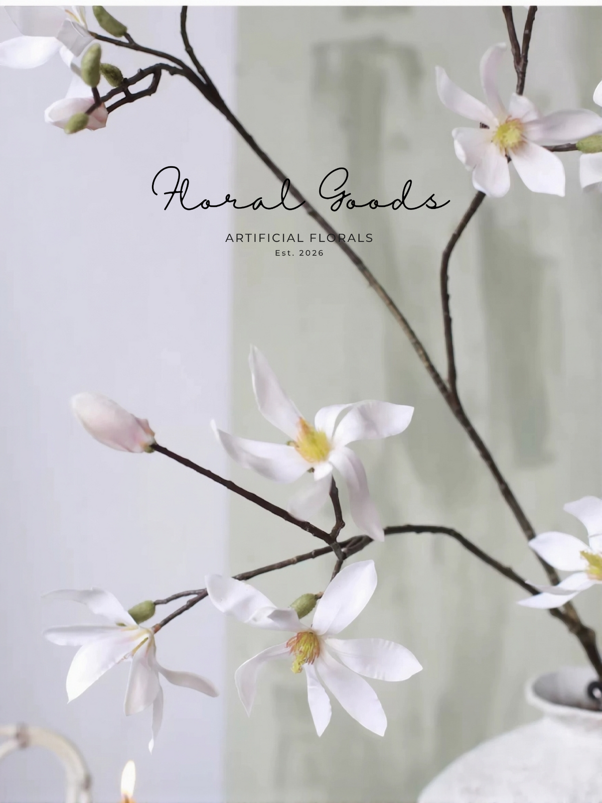 Star Magnolia Branch – 39"