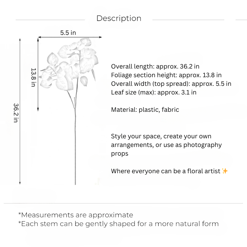 Autumn Tallow Leaf Branch – 36"