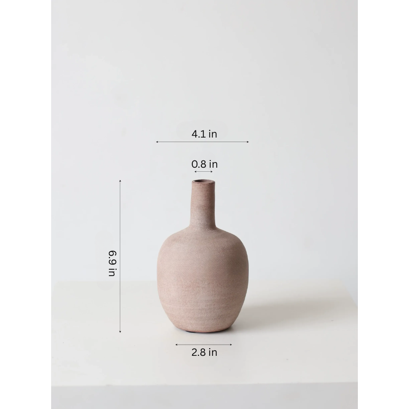 Minimal Bottle Ceramic Vase