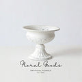 Vintage Pedestal Metal Vase