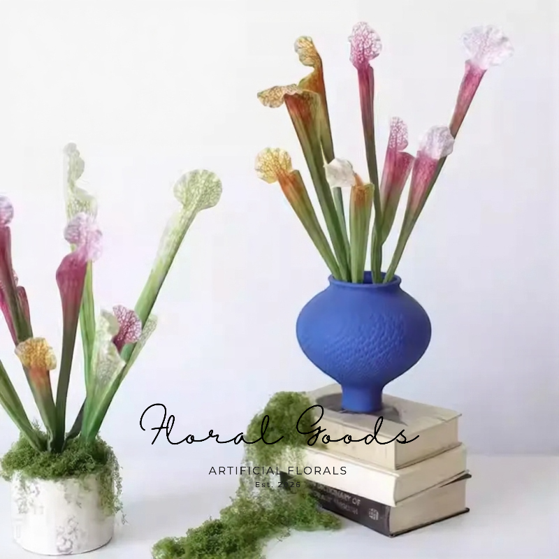 Sculpted Indigo Vase