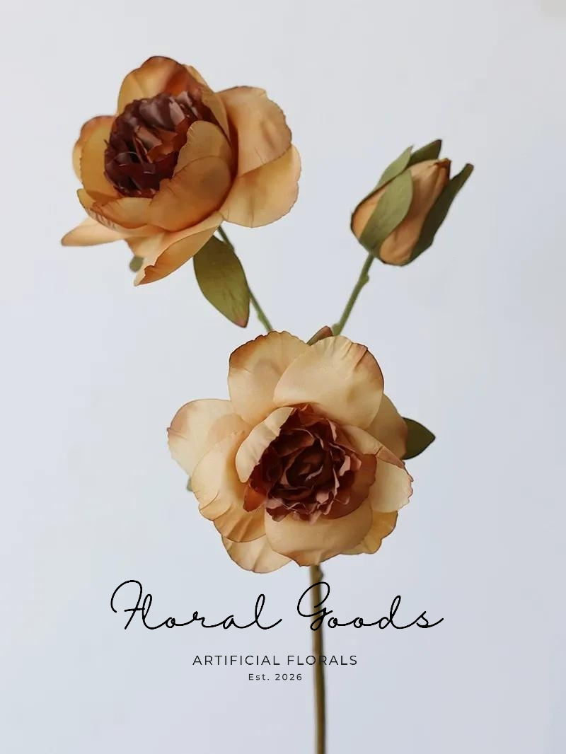 Vintage Garden Rose Spray – 20"