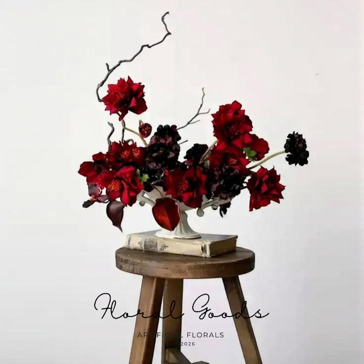 Velvet Burgundy Dahlia Stem – 24.4"