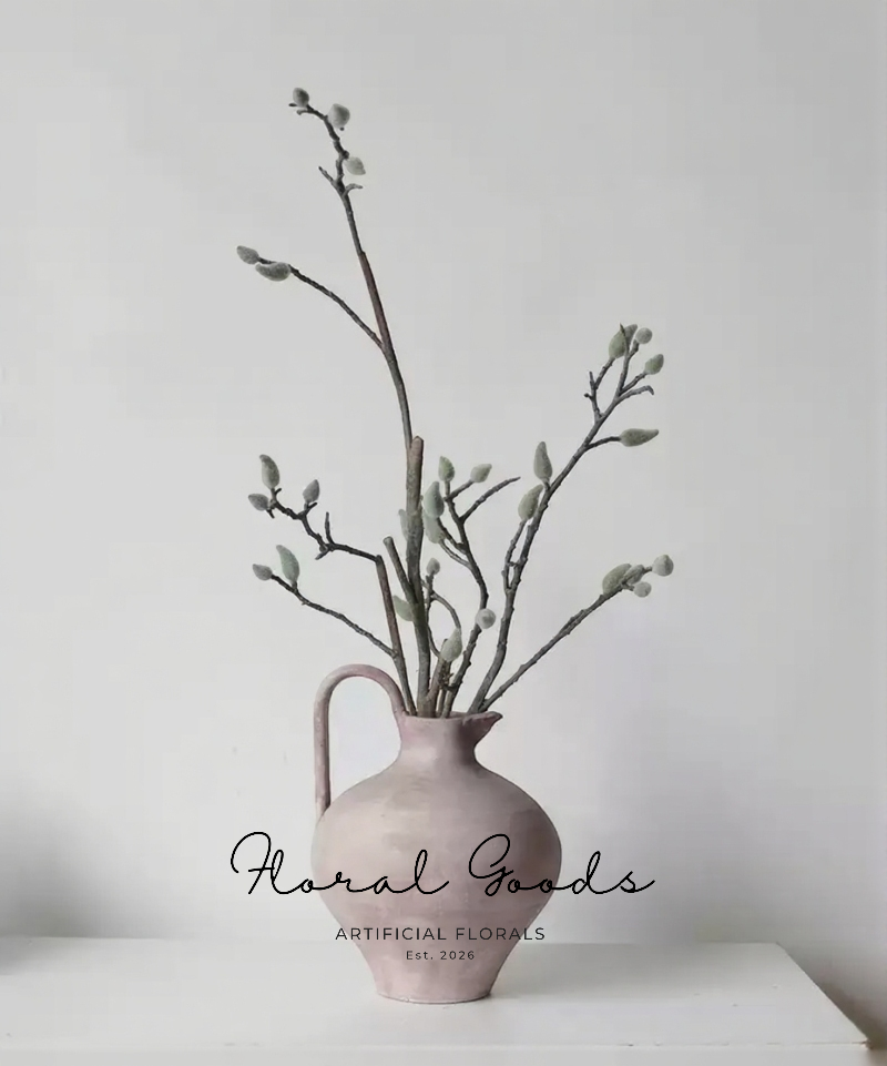 Velvet Magnolia Bud Branch – 36.6"