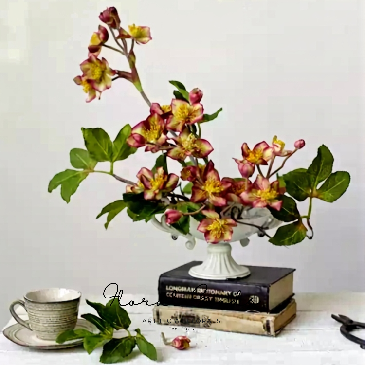 Vintage Hellebore Stem – 18.5"