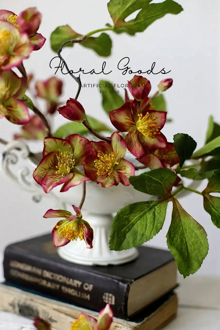 Vintage Hellebore Stem – 18.5"