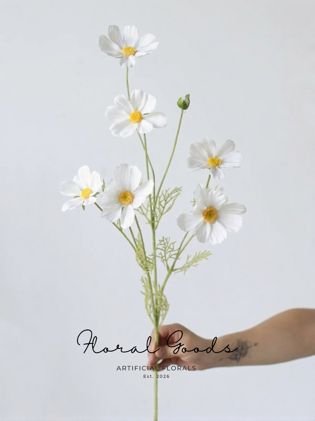 White Cosmos Spray – 36"