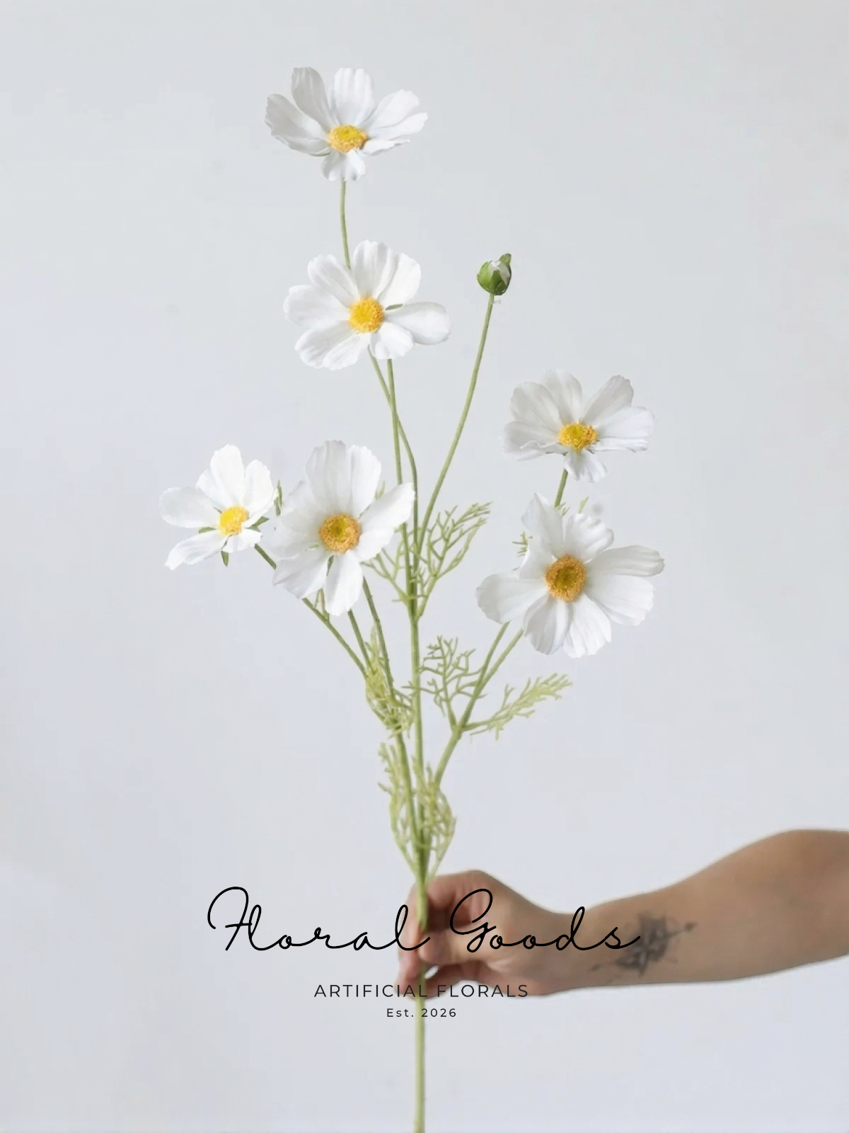 White Cosmos Spray – 36"