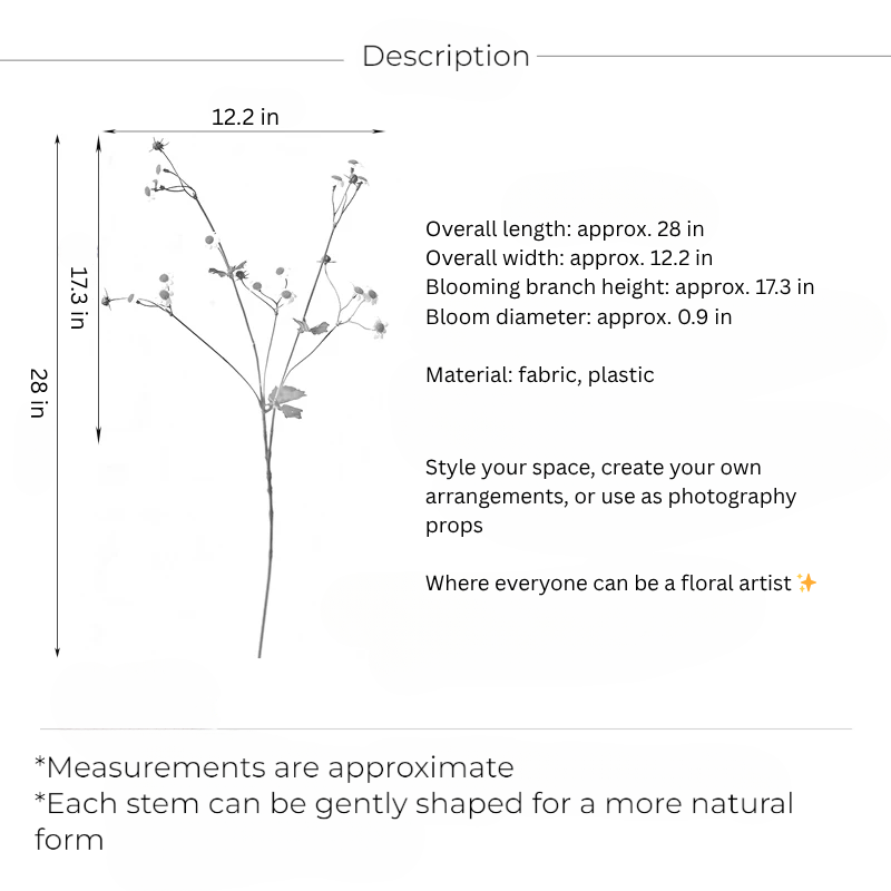 Wild Chamomile Stem – 28"