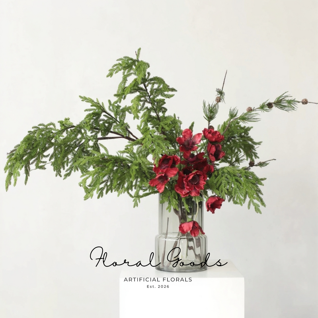 Wild Cypress Greenery Branch – 39.4"