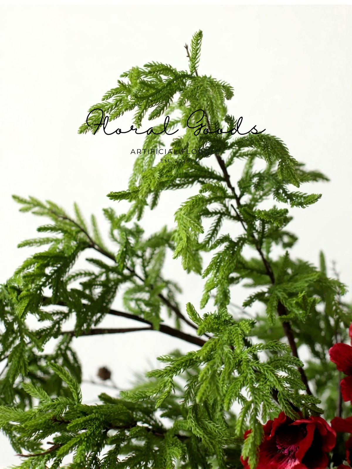 Wild Cypress Greenery Branch – 39.4"