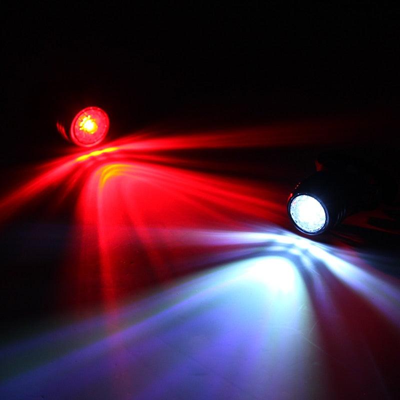 Ultra Bright USB Rechargeable LED Bike Rear Safety Warning Light