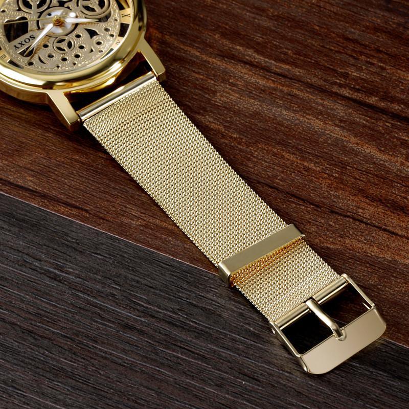 Unisex Silver Tone Stainless Steel Watch with Date Window