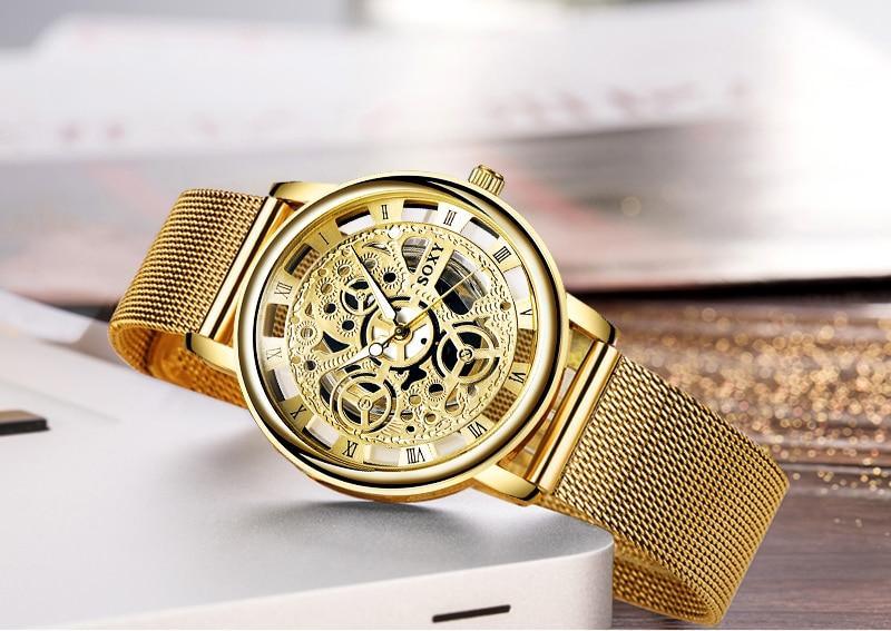 Unisex Silver Tone Stainless Steel Watch with Date Window
