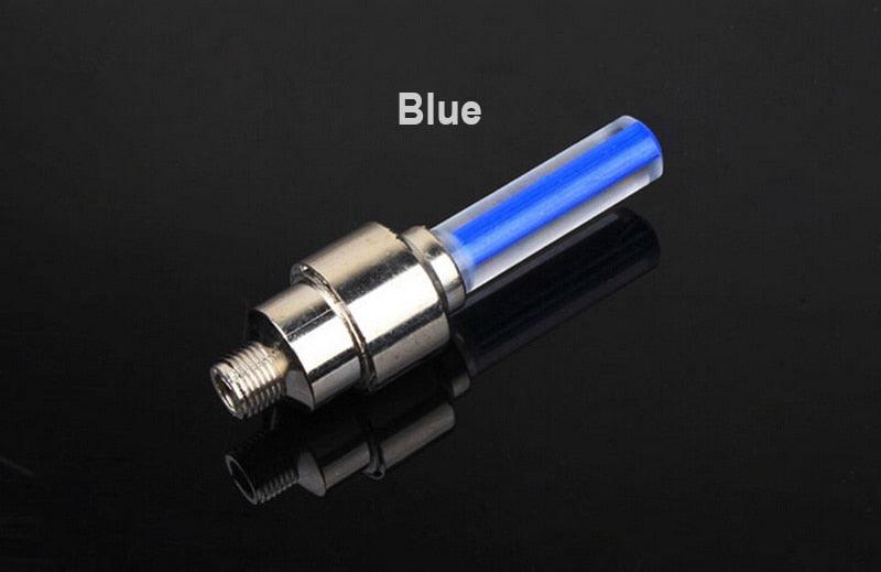 LED Tire Valve Cap Lights for Bicycle and Motorcycle Wheels