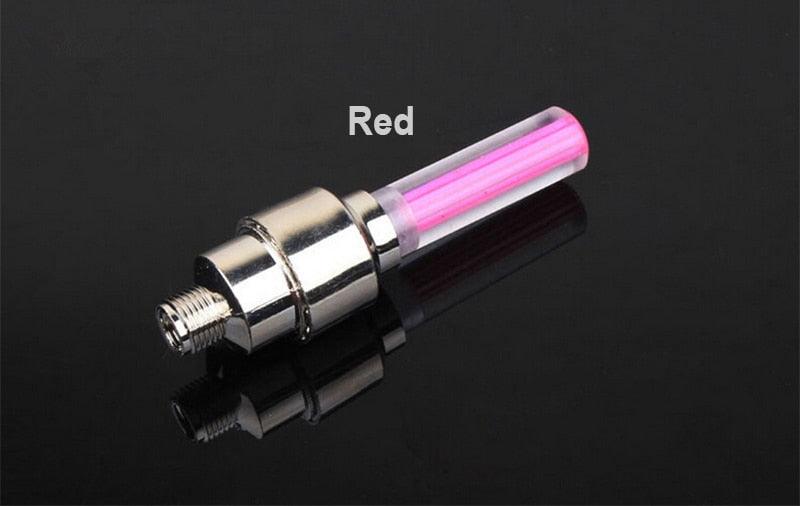 LED Tire Valve Cap Lights for Bicycle and Motorcycle Wheels