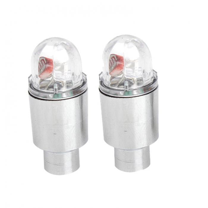 Bicycle LED Wheel Spoke Lights - Waterproof Safety Valve Caps