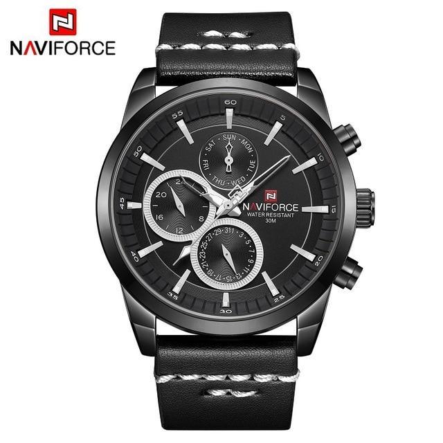 Elegant Waterproof Analog Quartz Watch with Luminous Dial