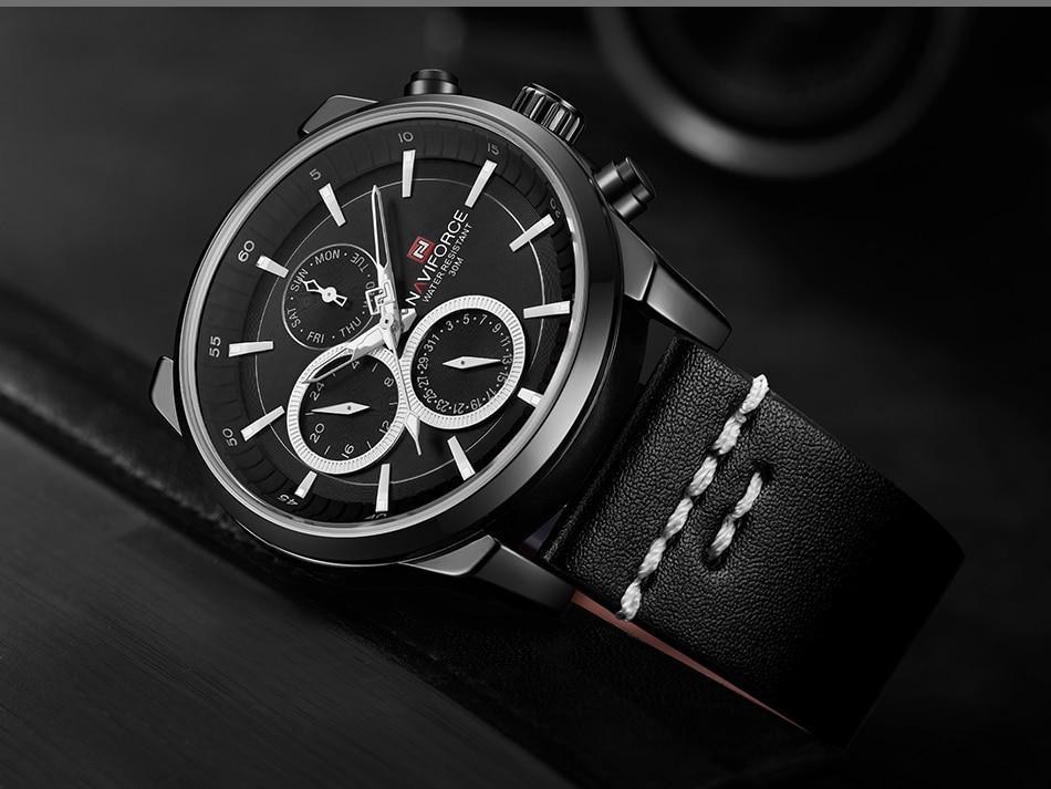 Elegant Waterproof Analog Quartz Watch with Luminous Dial