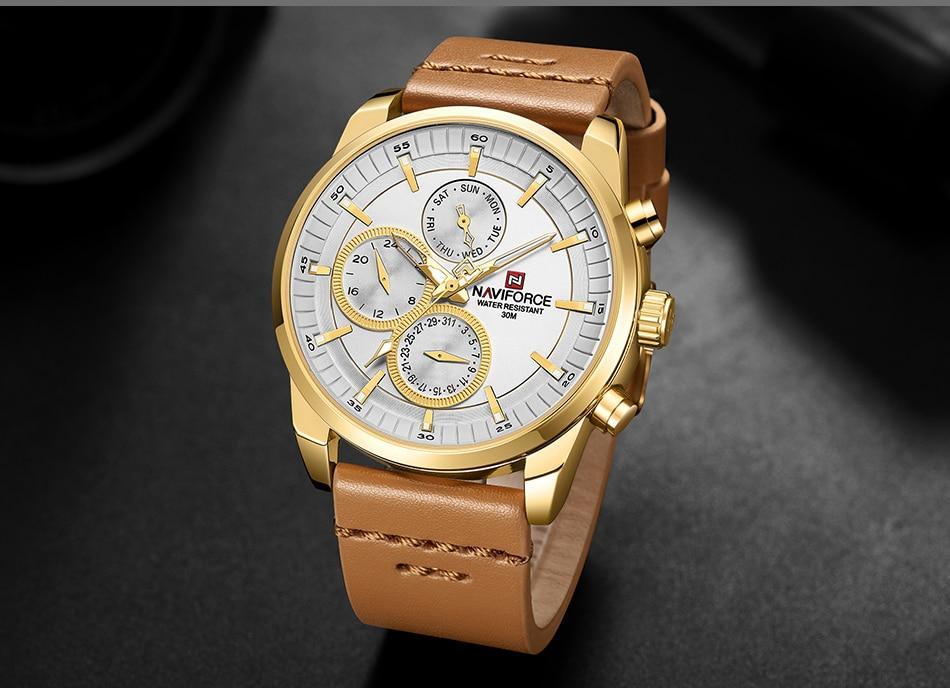 Elegant Waterproof Analog Quartz Watch with Luminous Dial