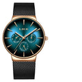 Unisex Elegant Stainless Steel Watch with Date and Chronometer