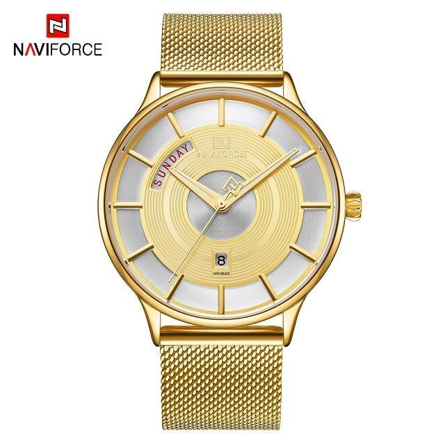 Minimalist Stainless Steel Analog Quartz Watch for Men