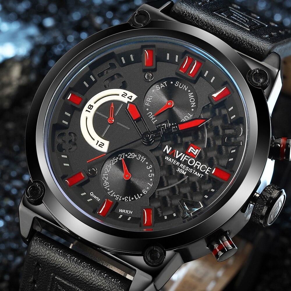 Luxury Men's Sports Watch with Fluorescent Hands