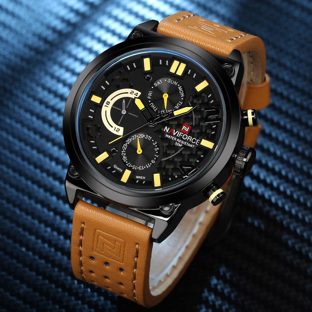 Luxury Men's Sports Watch with Fluorescent Hands