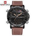 Men's Waterproof Sports Watch with Analog and Digital Display