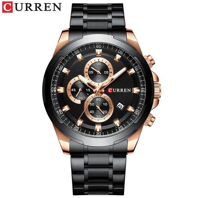 Men’s Water Resistant Sport Watch with Chronograph Dial