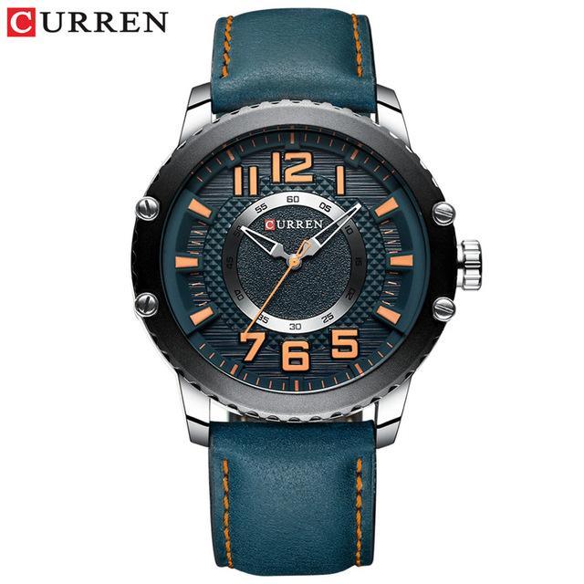 Men's Sporty Waterproof Chronograph Watch with Large Number Details